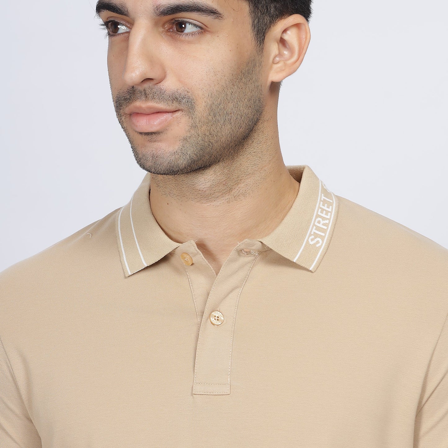 Mens Collar Tshirt - Street82 Knitted Collar