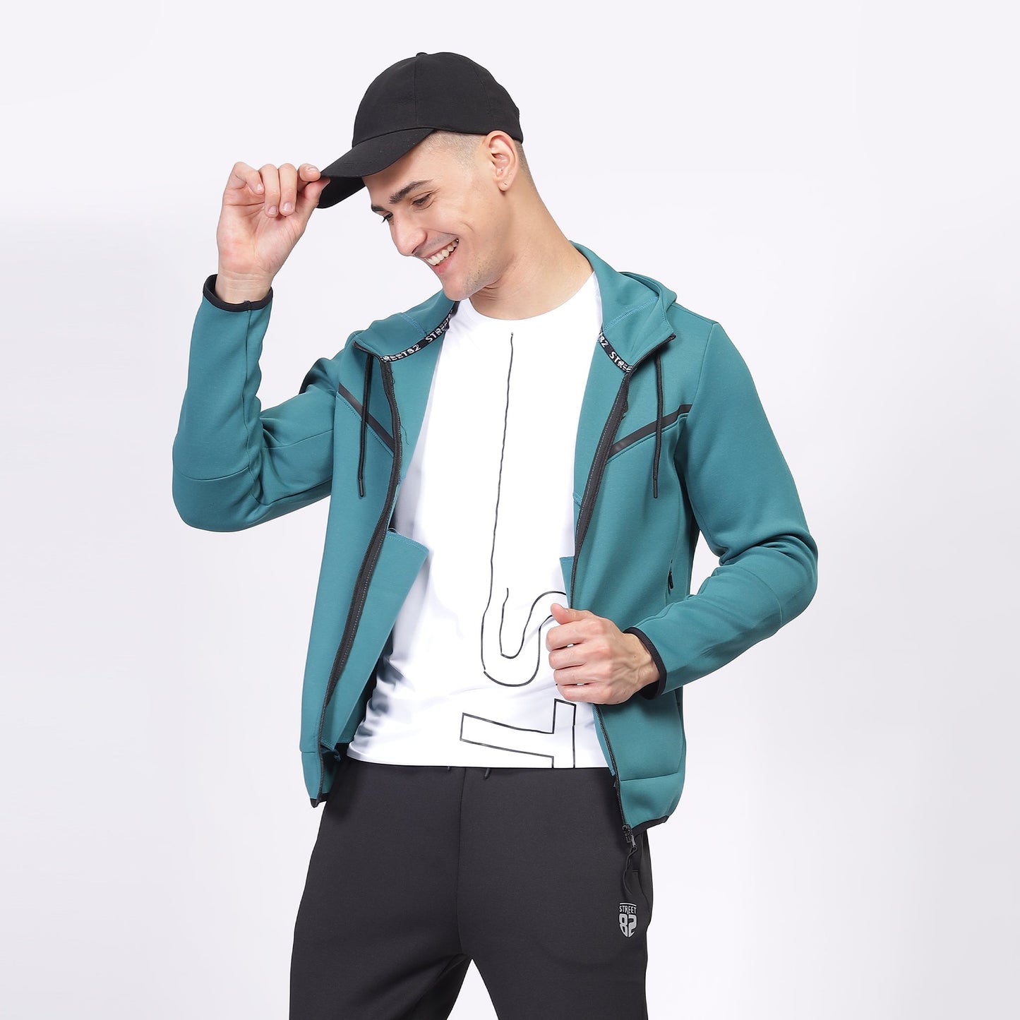 Mens Sports Suit - Top hoodie
