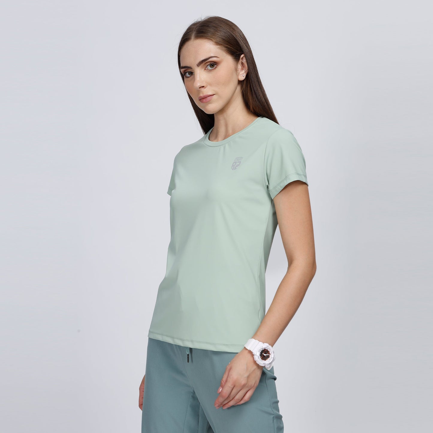 Street82 Badge Logo Ladies Performance T-shirt top