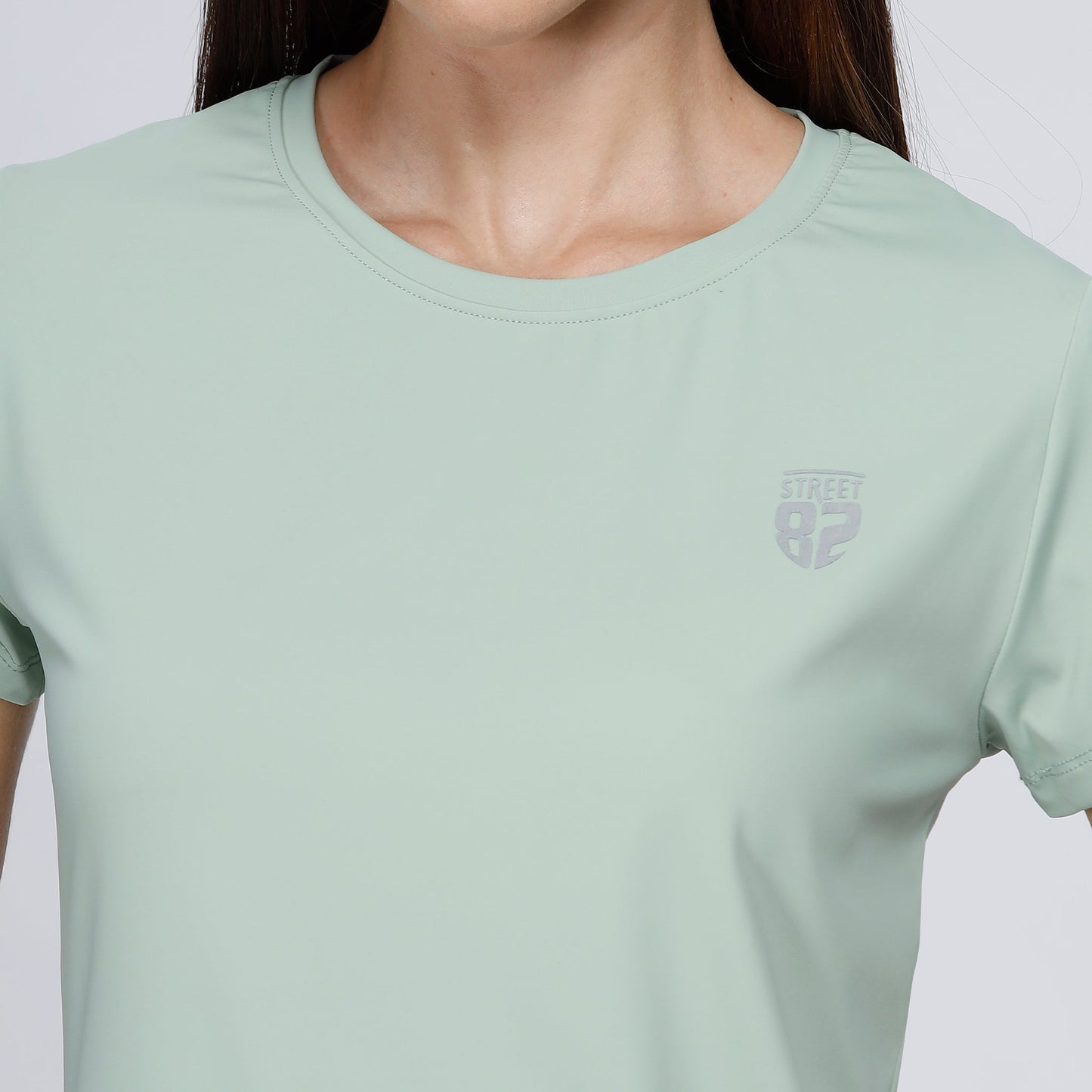 Street82 Badge Logo Ladies Performance T-shirt top