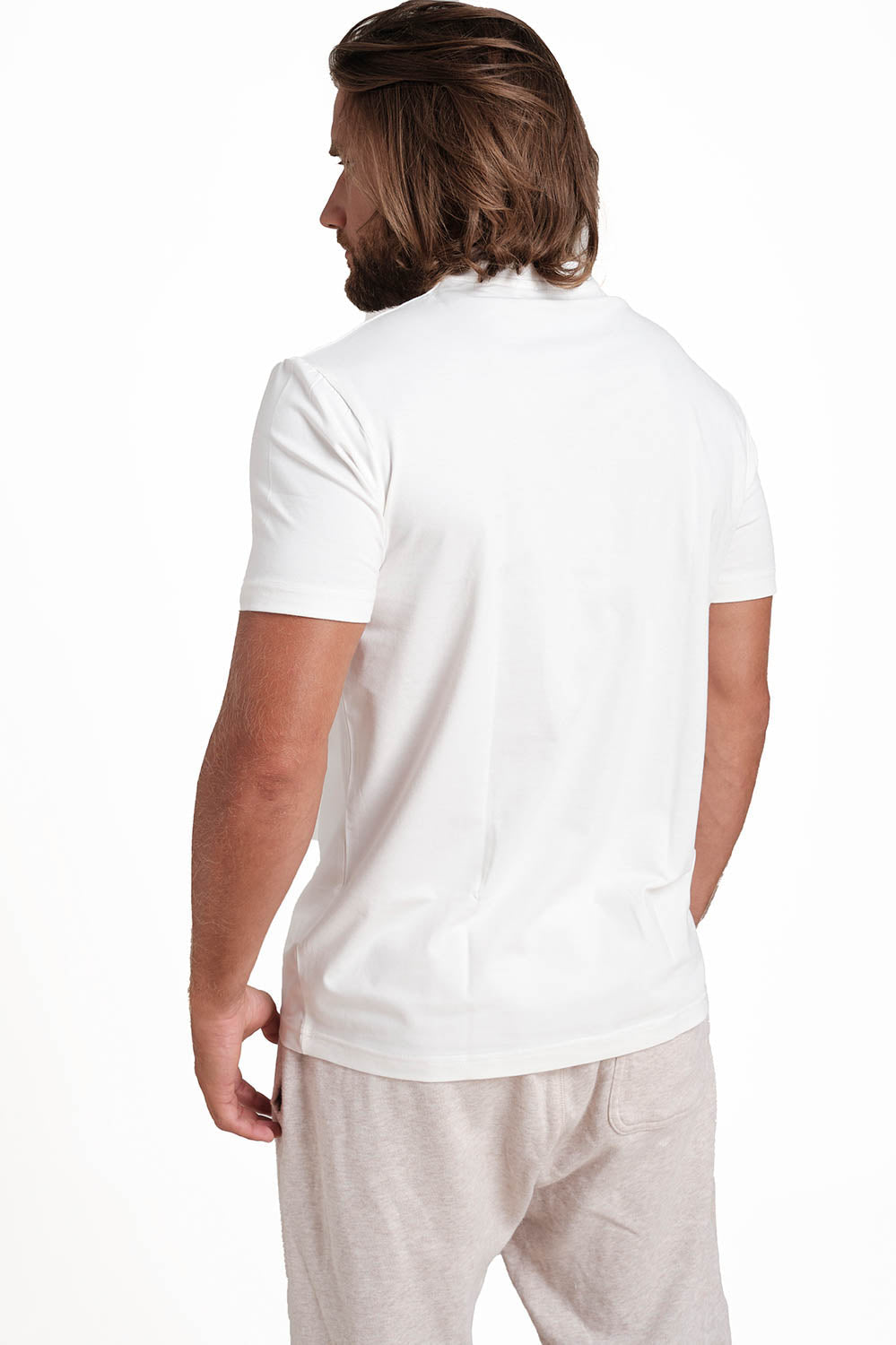 Front Puff & Rubber Print Solid Lycra Jersey T-shirt