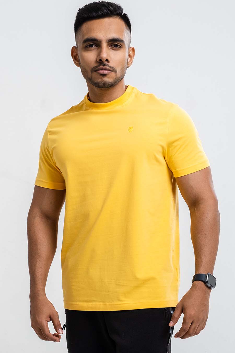 Plain Freesia crew neck essential t-shirt
