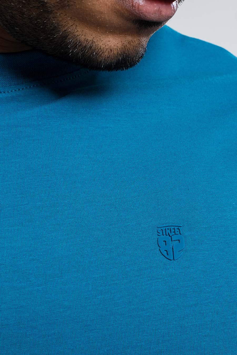Plain Deep Lake crew neck essential t-shirt