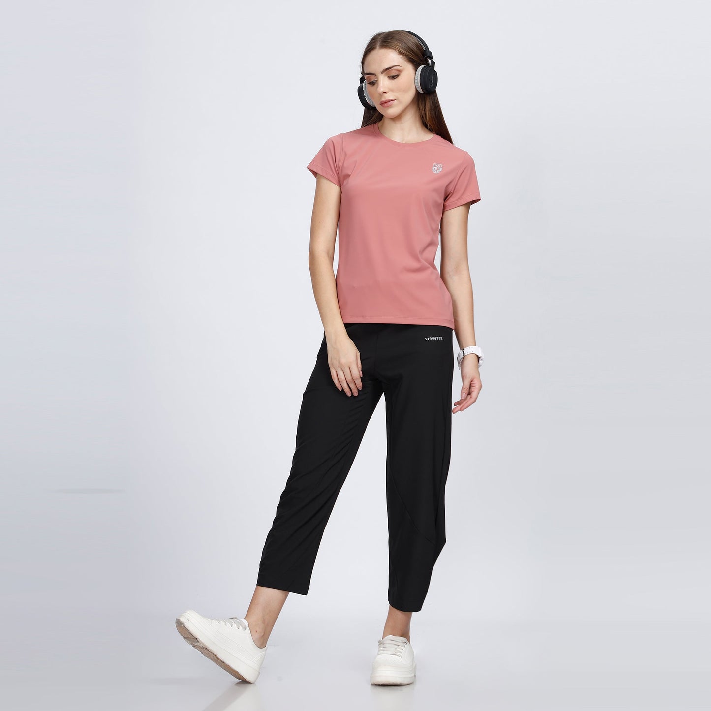 Ladies Casual Pant with Elastic and Drawstring