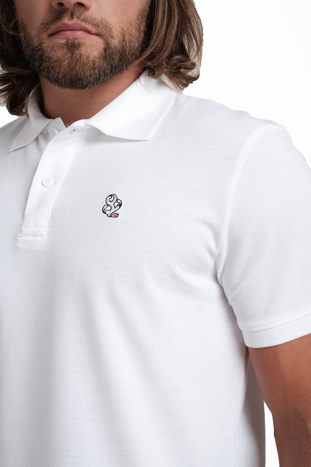 Polo plain in 9 colors T-shirts with Front Embroidery, Solid pique fabric