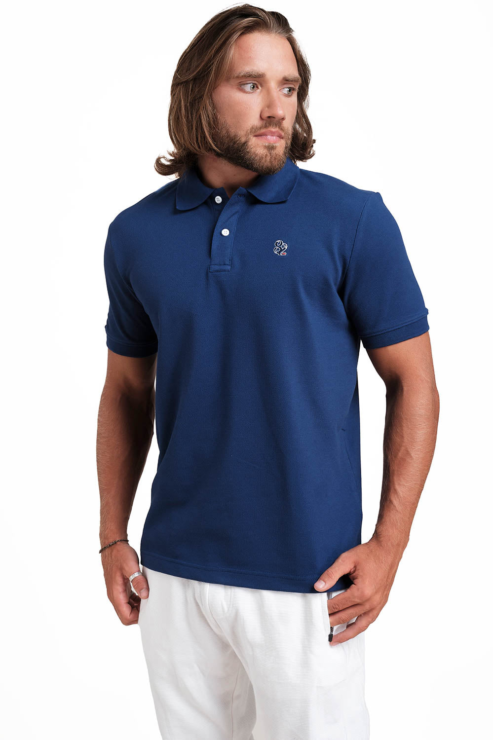 Polo plain in 9 colors T-shirts with Front Embroidery, Solid pique fabric