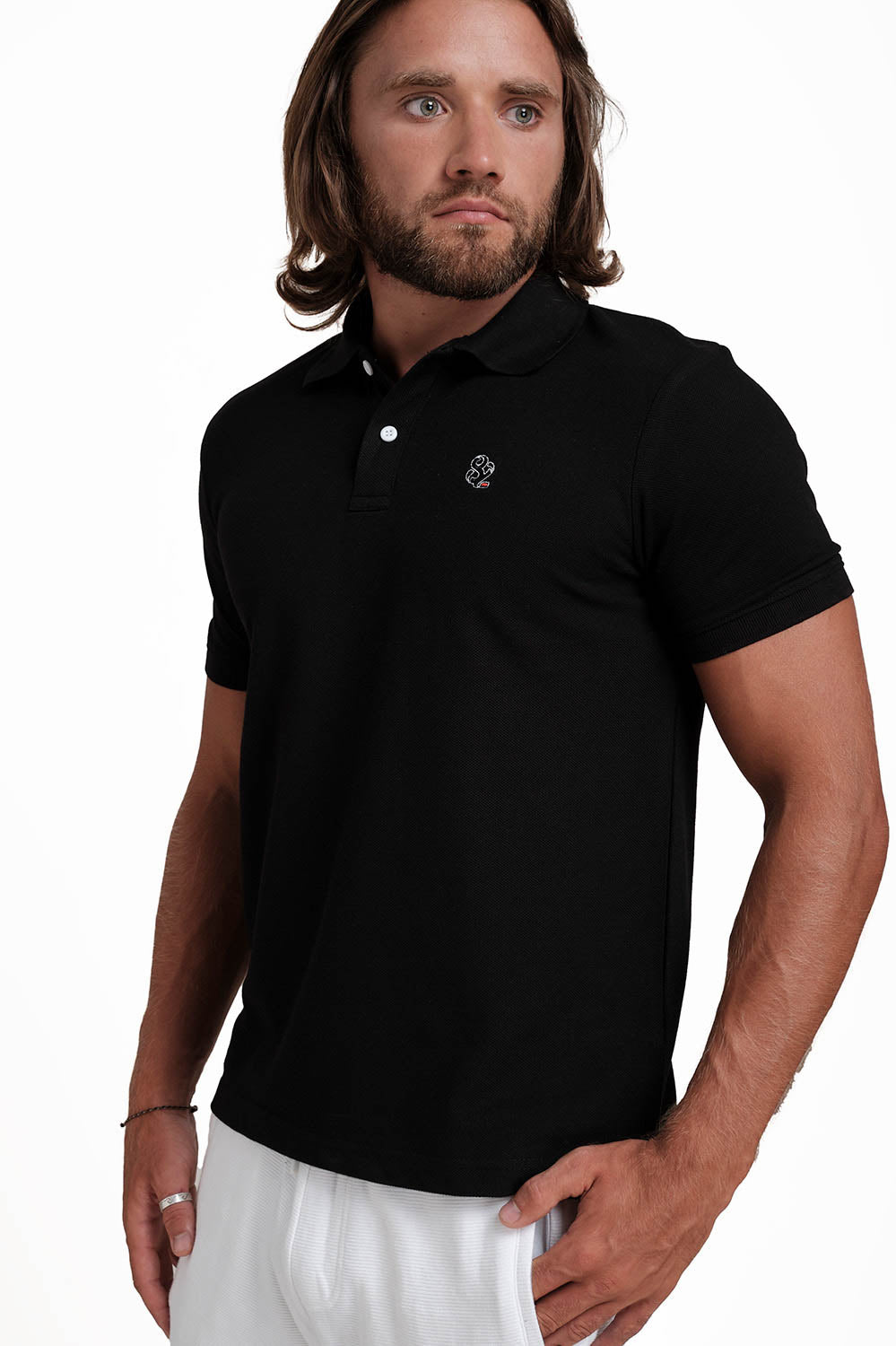 Polo plain in 9 colors T-shirts with Front Embroidery, Solid pique fabric