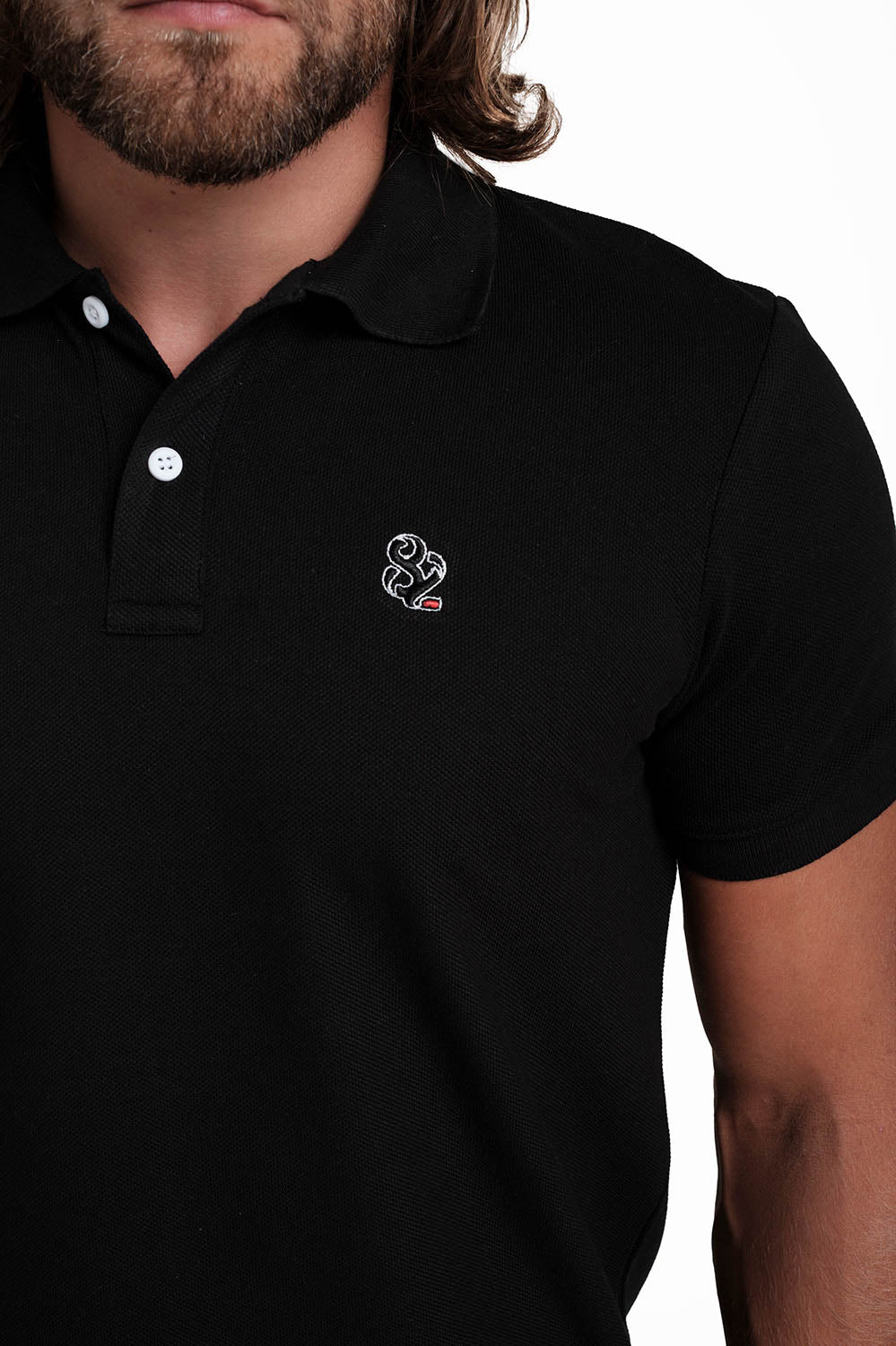 Polo plain in 9 colors T-shirts with Front Embroidery, Solid pique fabric