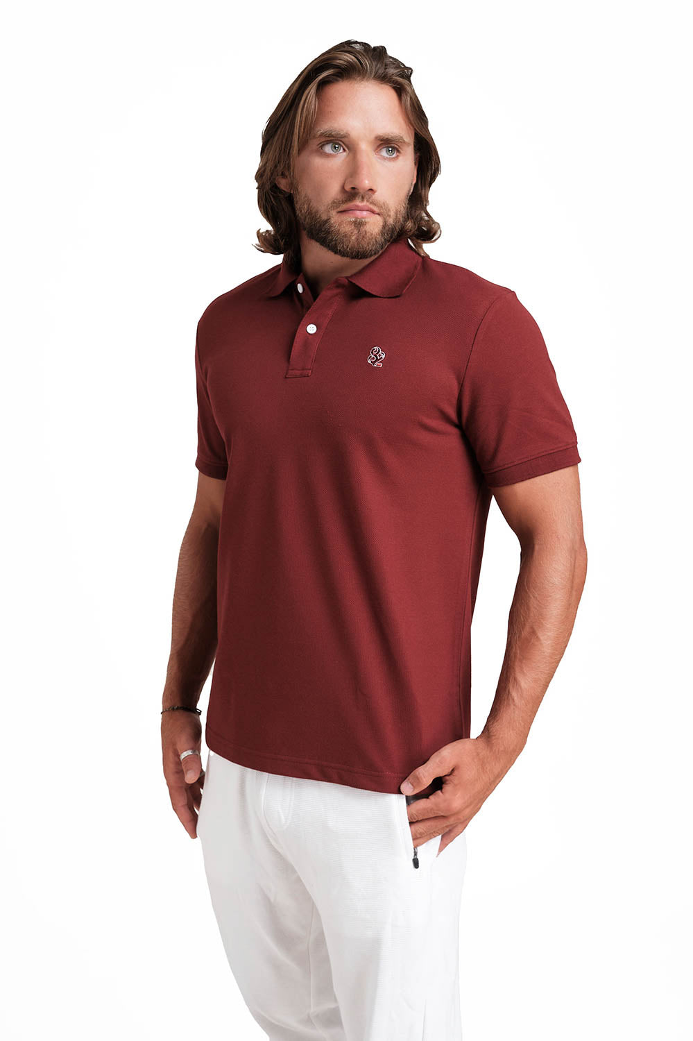 Polo plain in 9 colors T-shirts with Front Embroidery, Solid pique fabric